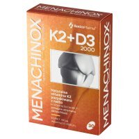 Menachinox K2+D3 2000, 30 kaps. miękkich