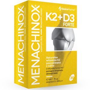 Menachinox K2+D3 FORTE, 30 kaps. miękkich