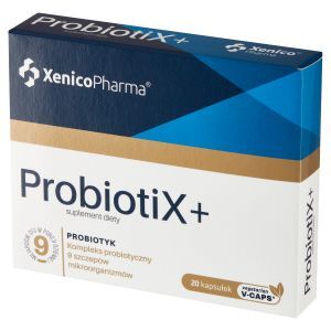 ProbiotiX+, 20 kapsułek roślinnych Vcaps®