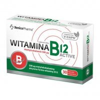 Witamina B12 Active 500 µg, 30 kapsułek Vcaps®