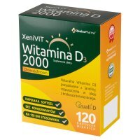 XeniVIT Witamina D 2000, 120 kaps. miękkich